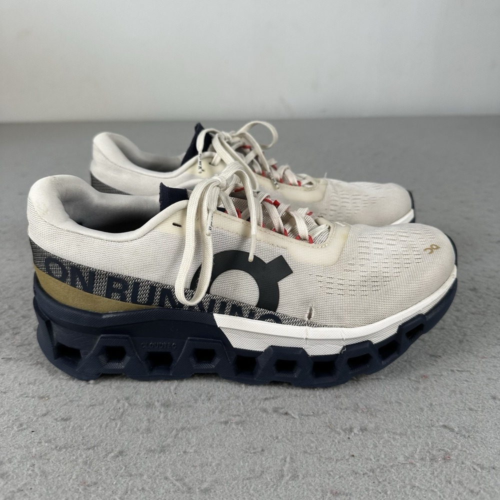 On Cloudmonster 2 Women's Running Shoes White Midnight Size 9.5 Trainers Comfort